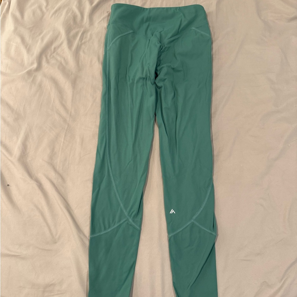 Green Women's Leggings by Laki